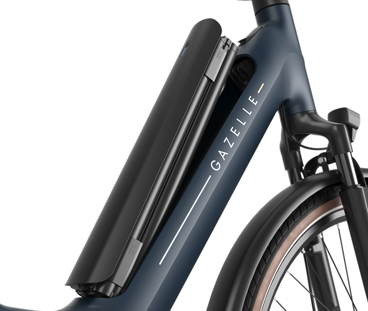 Gazelle Grenoble C8 HMB in Between Blue (with 540Wh battery)